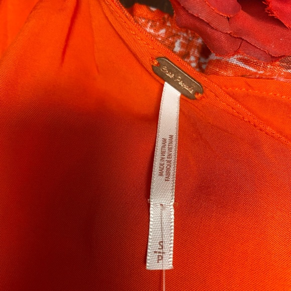 NWT Free People All Mine mini dress in red - Picture 16 of 16